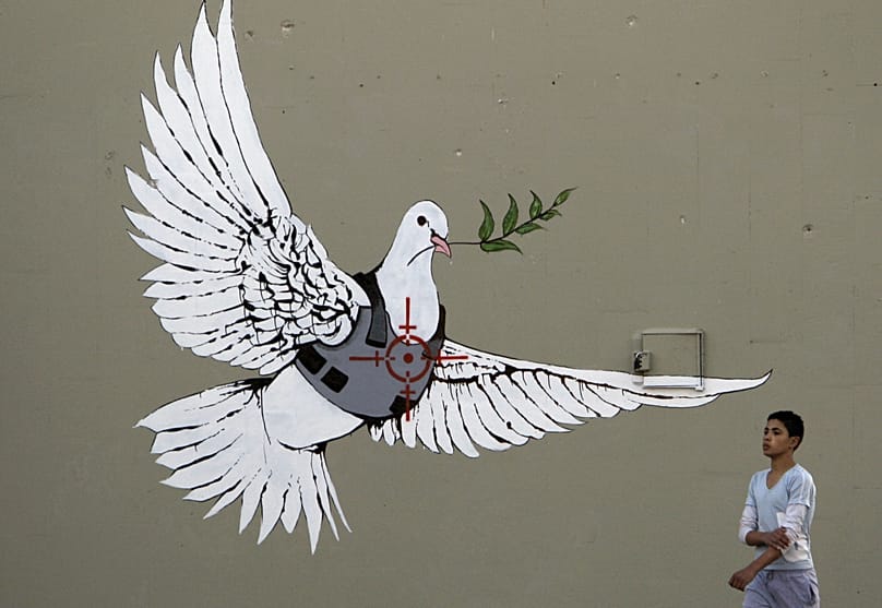 Banksy's Dove of Peace