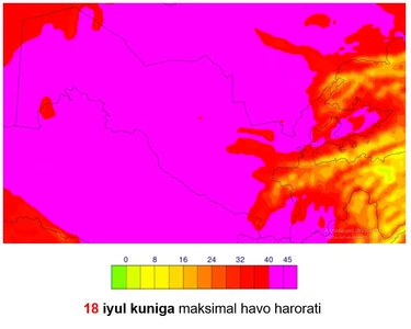 "Oʻzgidromet" tezkor ogohlantirish bilan chiqdi