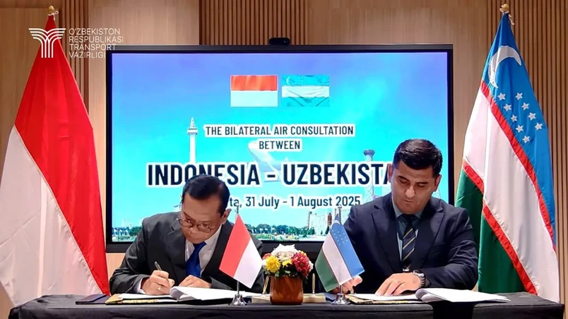 Indoneziya aviakompaniyalariga Oʻzbekistonning barcha xalqaro aeroportlariga parvoz qilish huquqi berildi