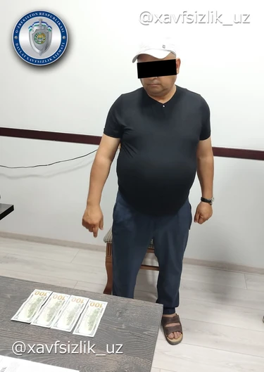 Buxoroda soliq inspektoriga 400 dollar pora bilan qoʻlga tushdi