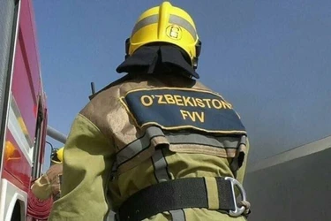 Toshkentda yangi qurilayotgan binoda yongʻin yuz berdi