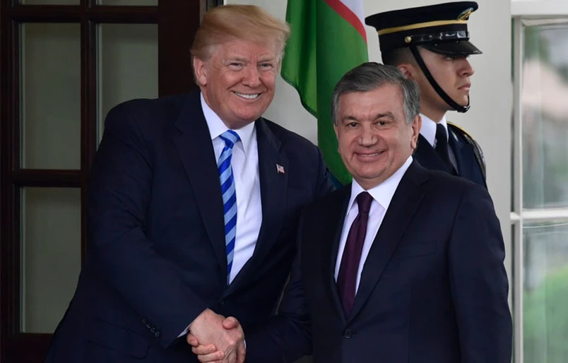 Tram and Mirziyoyev